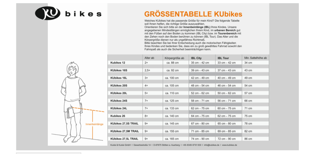 KUBike 16L MTB  