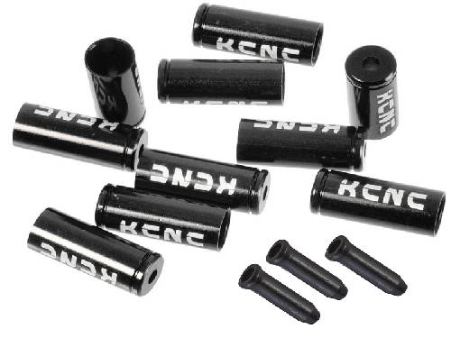KCNC Bowden- und Schaltseilendhüllen 4mm (10+3Stk)