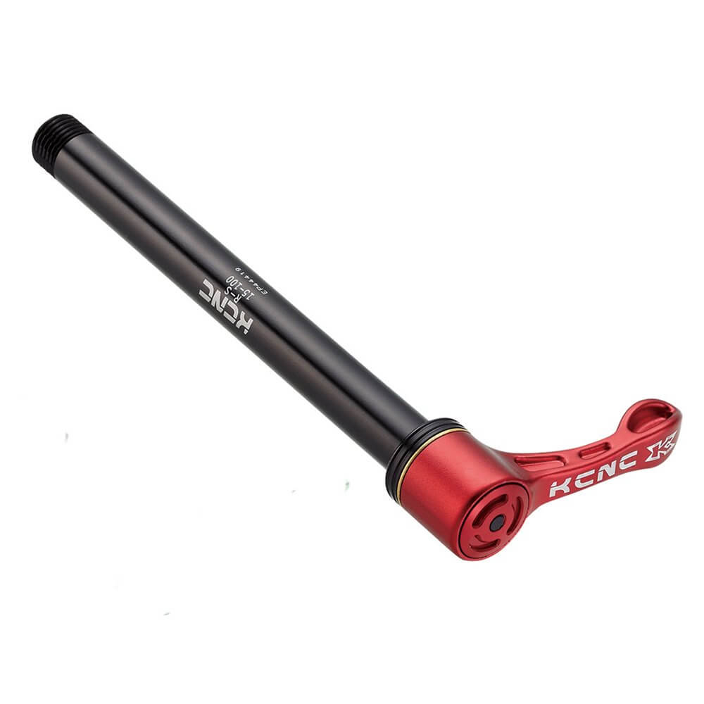 KCNC Steckachse 15mm/110mm M15xP1,5x158mm RS Maxle rot