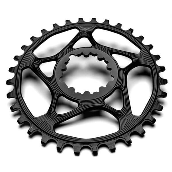 Absolute Black Rund Sram Boost 34Z GXP/BB30 Direkt Mont. schwarz