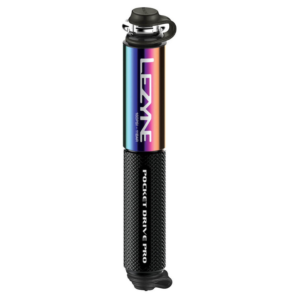 Lezyne Minipumpe Pocket Drive Pro neon-metallic