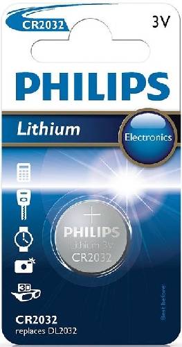 Philips Knopfbatterie CR 2032 3V