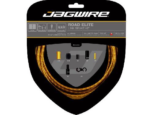 Jagwire Road Elite Link Schaltzug Komplettset gold