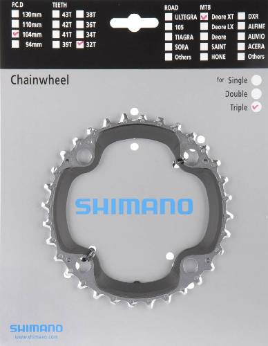 Shimano Kettenblatt XT FCM770 32Z