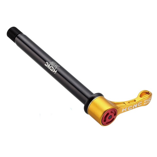 [800676] KCNC Steckachse 15mm/110mm M15xP1,5x158mm RS Maxle rot